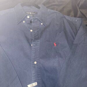 Designer Casual Long Sleeved Button Down - XL